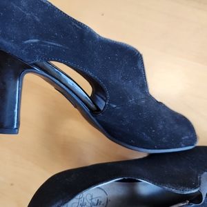 Life Stride Simply Comfort Black Sexy Thick Heels